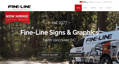 Desktop Screenshot of finelinesigns.ca